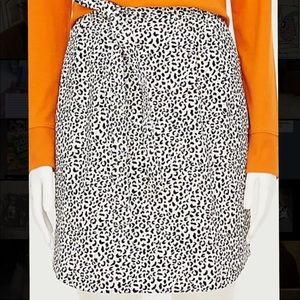 Loft Leopard Skirt